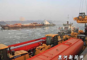 黑河港貨運(yùn)碼頭進(jìn)入搶運(yùn)高峰 港口貨物裝卸搬運(yùn)活動(dòng)激增