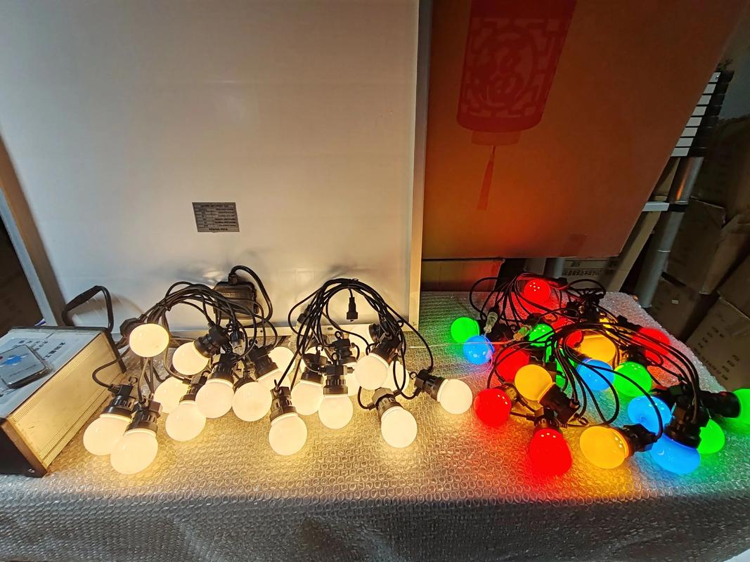 太陽能燈串g50燈led裝飾燈24v插電球泡燈露營防水可串聯